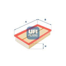 Vzduchový filter UFI 30.101.00