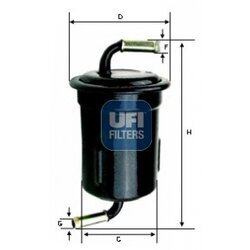 Palivový filter UFI 31.715.00