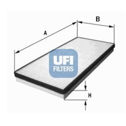 Filter vnútorného priestoru UFI 53.054.00
