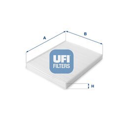 Filter vnútorného priestoru UFI 53.207.00