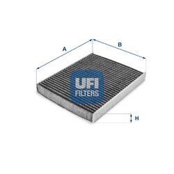 Filter vnútorného priestoru UFI 54.170.00