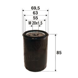 Olejový filter VALEO 586021