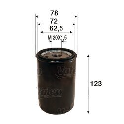 Olejový filter VALEO 586109