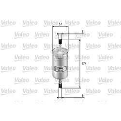 Palivový filter VALEO 587020