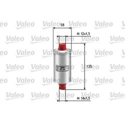 Palivový filter VALEO 587200