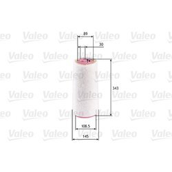Vzduchový filter VALEO 585617