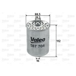 Palivový filter VALEO 587704