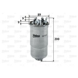 Palivový filter VALEO 587500
