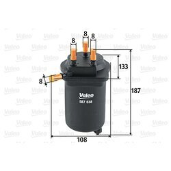 Palivový filter VALEO 587538