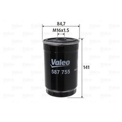 Palivový filter VALEO 587755