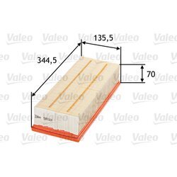 Vzduchový filter VALEO 585001
