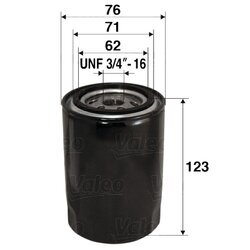 Olejový filter VALEO 586038