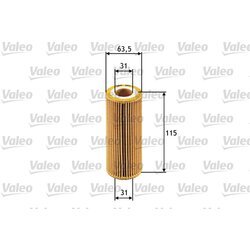Olejový filter VALEO 586511