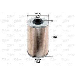 Palivový filter VALEO 587913