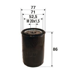 Olejový filter VALEO 586027