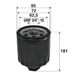 Olejový filter VALEO 586056
