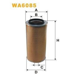 Vzduchový filter WIX FILTERS WA6085