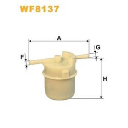 Palivový filter WIX FILTERS WF8137