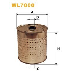Olejový filter WIX FILTERS WL7000