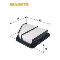 Vzduchový filter WIX FILTERS WA9676