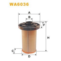 Vzduchový filter WIX FILTERS WA6036