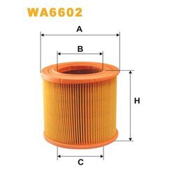 Vzduchový filter WIX FILTERS WA6602