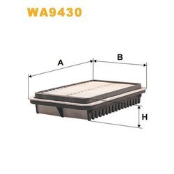Vzduchový filter WIX FILTERS WA9430