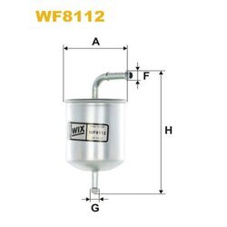 Palivový filter WIX FILTERS WF8112