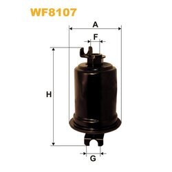 Palivový filter WIX FILTERS WF8107