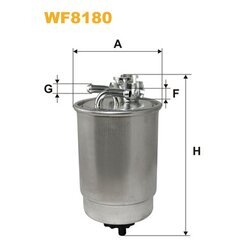 Palivový filter WIX FILTERS WF8180