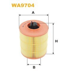 Vzduchový filter WIX FILTERS WA9704