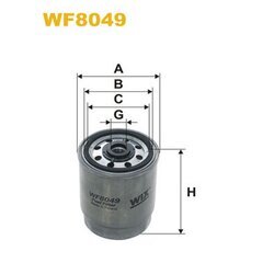 Palivový filter WIX FILTERS WF8049
