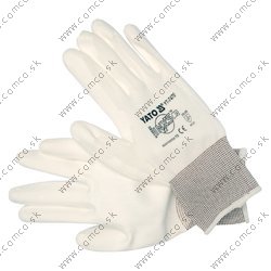 YATO Pracovné rukavice pogumované veľ.10 nylón/PU