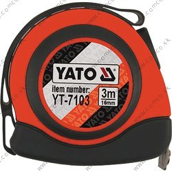 YATO Meter zvinovací 3 m x 16 mm autostop