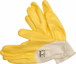 YATO Pracovné rukavice pogumované veľ.10 PE/nitrylit