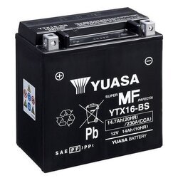 Štartovacia batéria YUASA YTX16-BS