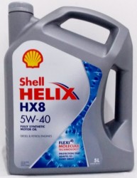 Motorový olej SHELL HELIX HX8 5W-40 Synthetic 5L