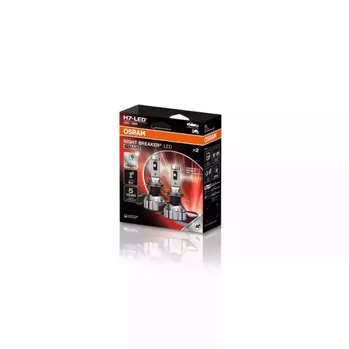 LED Autožiarovka H7 OSRAM Night Breaker Smart +330% 6000K 12V sada 2ks