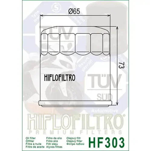 Olejový filter HIFLOFILTRO HF303 (HIFLO FILTRO) - obr. 1
