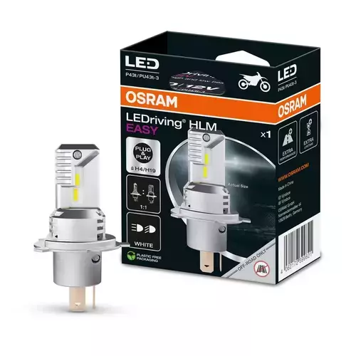 LED Motožiarovka H4/H19 OSRAM LEDriving HL Easy 6500K 12V 1ks