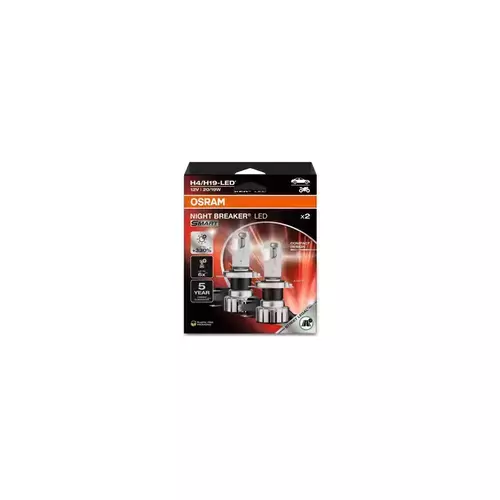 LED Autožiarovka H4/H19 OSRAM Night Breaker Smart +330% 6000K 12V sada 2ks