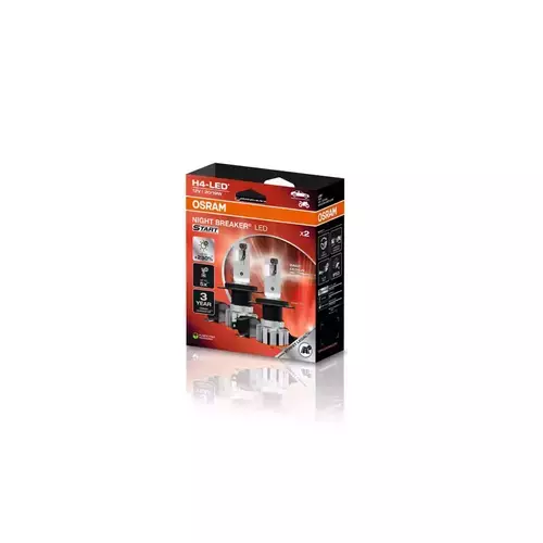 LED Autožiarovka H4 OSRAM Night Breaker Start +230% 6000K 12V sada 2ks