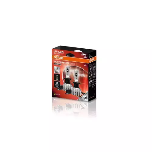 LED Autožiarovka H7 OSRAM Night Breaker Led Start +230% 6000K 12V sada 2ks