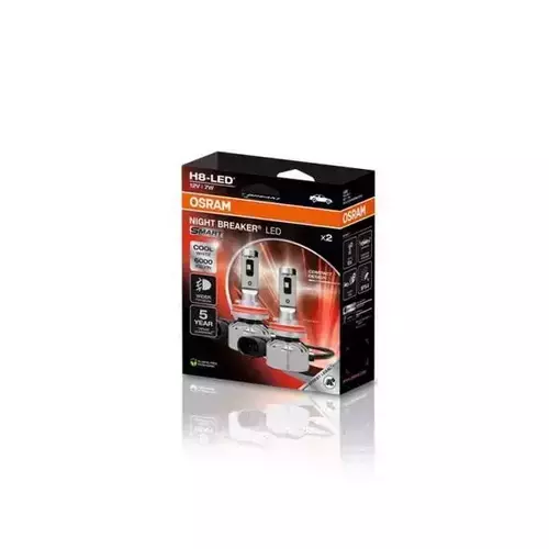 LED Autožiarovka H8 OSRAM Night Breaker Smart 6000K 12V sada 2ks
