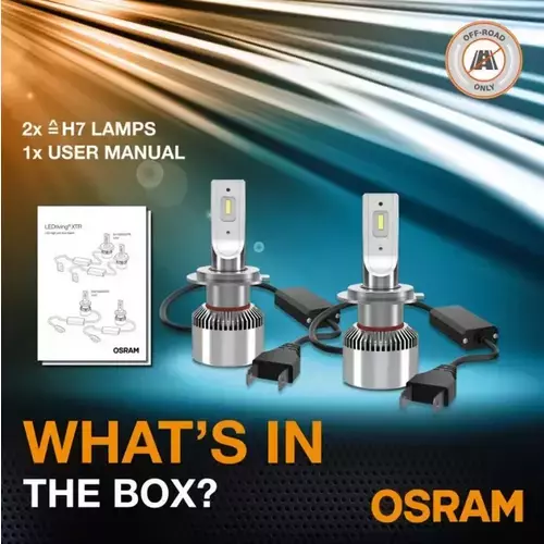 LED Autožiarovka H7 OSRAM LEDriving XTR +400% 6000K 12V sada 2ks