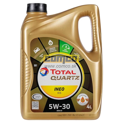 Motorový olej QUARTZ INEO ECS 5W-30 4L /Total/