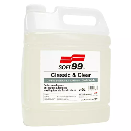 SOFT99 CLASSIC & CLEAR SHAMPOO autošampón 5 L