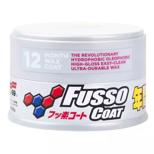 SOFT99 FUSSO COAT 12 MONTHS WAX LIGHT tvrdý autovosk svetlý 200 g