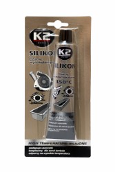 K2 SILICONE BLACK 85 g - silikón pre utesnenie časti motora pri montáži