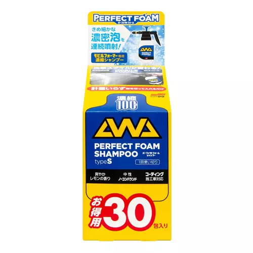 SOFT99 PERFECT FOAM SHAMPOO TYPE S autošampón 30 ks